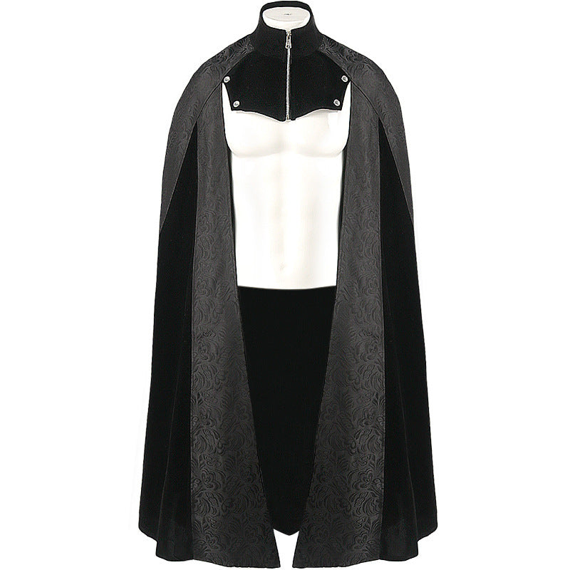 Renaissance Cape Victorian Medieval Hobbit Cloak Gothic Steampunk Halloween Costume