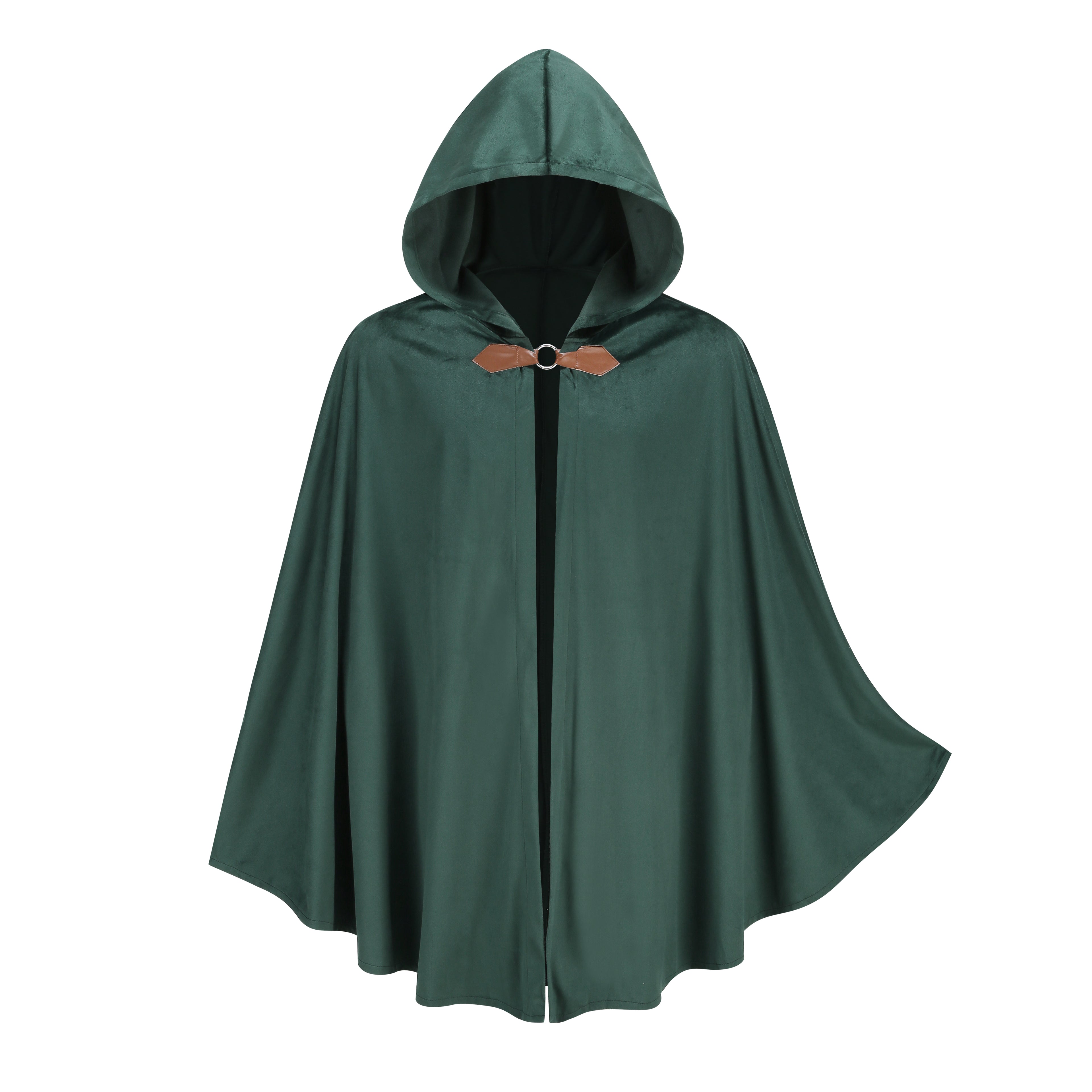 Renaissance Medieval Hooded Cloak Victorian Steampunk Costume Cosplay
