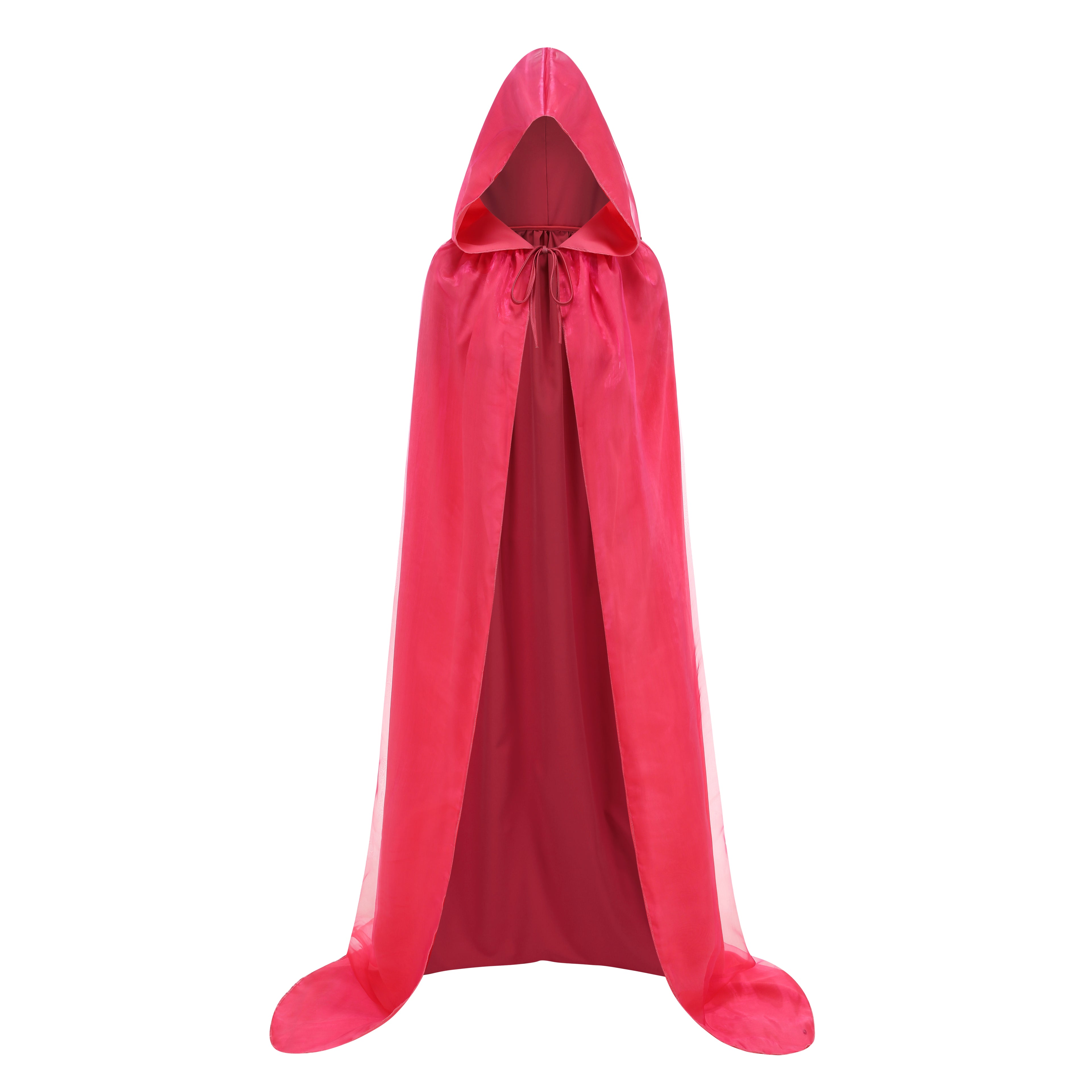 Adult Unisex Full Length Hooded Cloak Sparkle Shiny Cape with Hood Women Halloween Mardi Gras Wizard Cosplay Costume