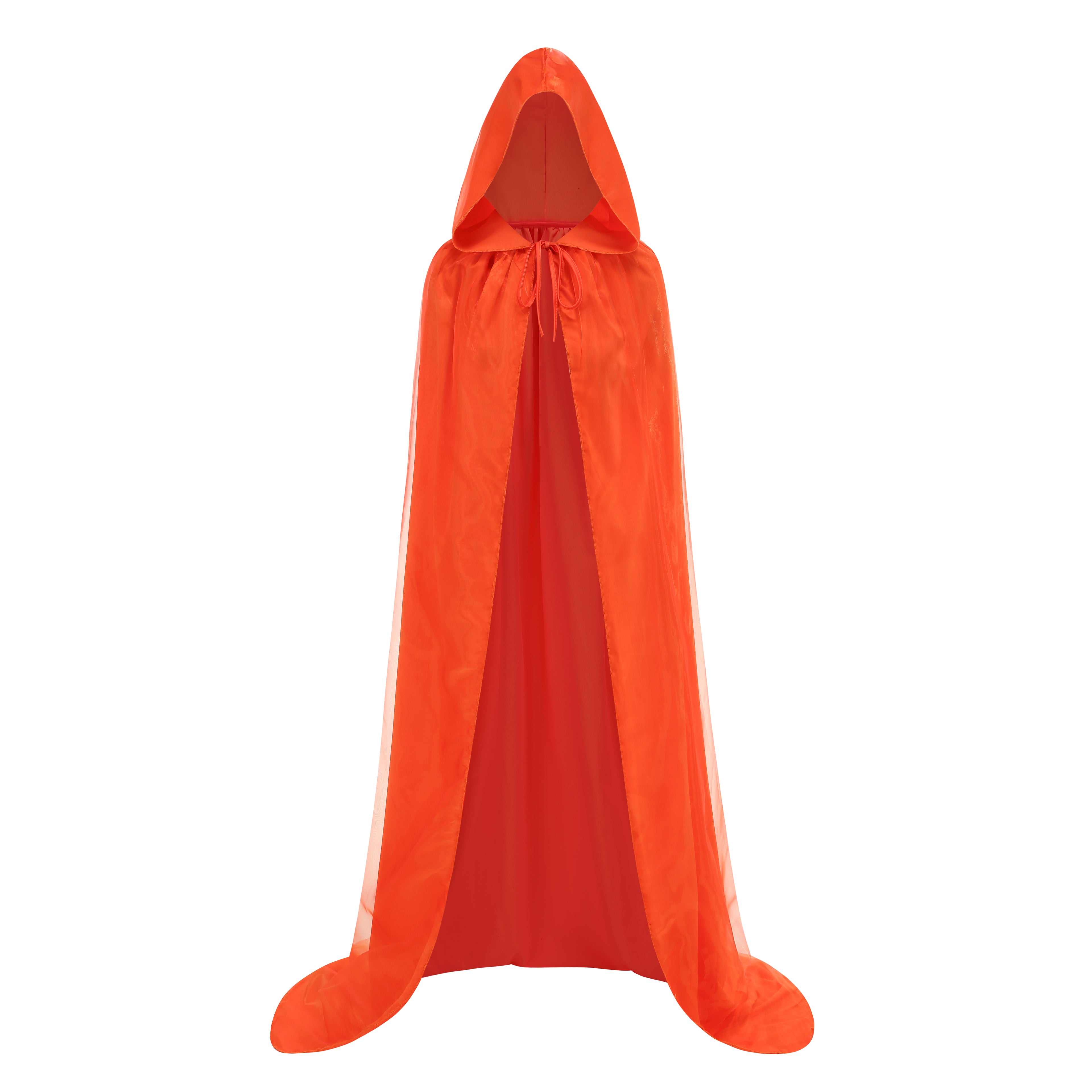 Adult Unisex Full Length Hooded Cloak Sparkle Shiny Cape with Hood Women Halloween Mardi Gras Wizard Cosplay Costume