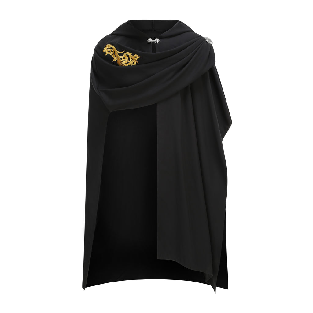 Adult Medieval Cloak with Hooded for Renaissance Cape Viking Ranger Elf Costume for Halloween
