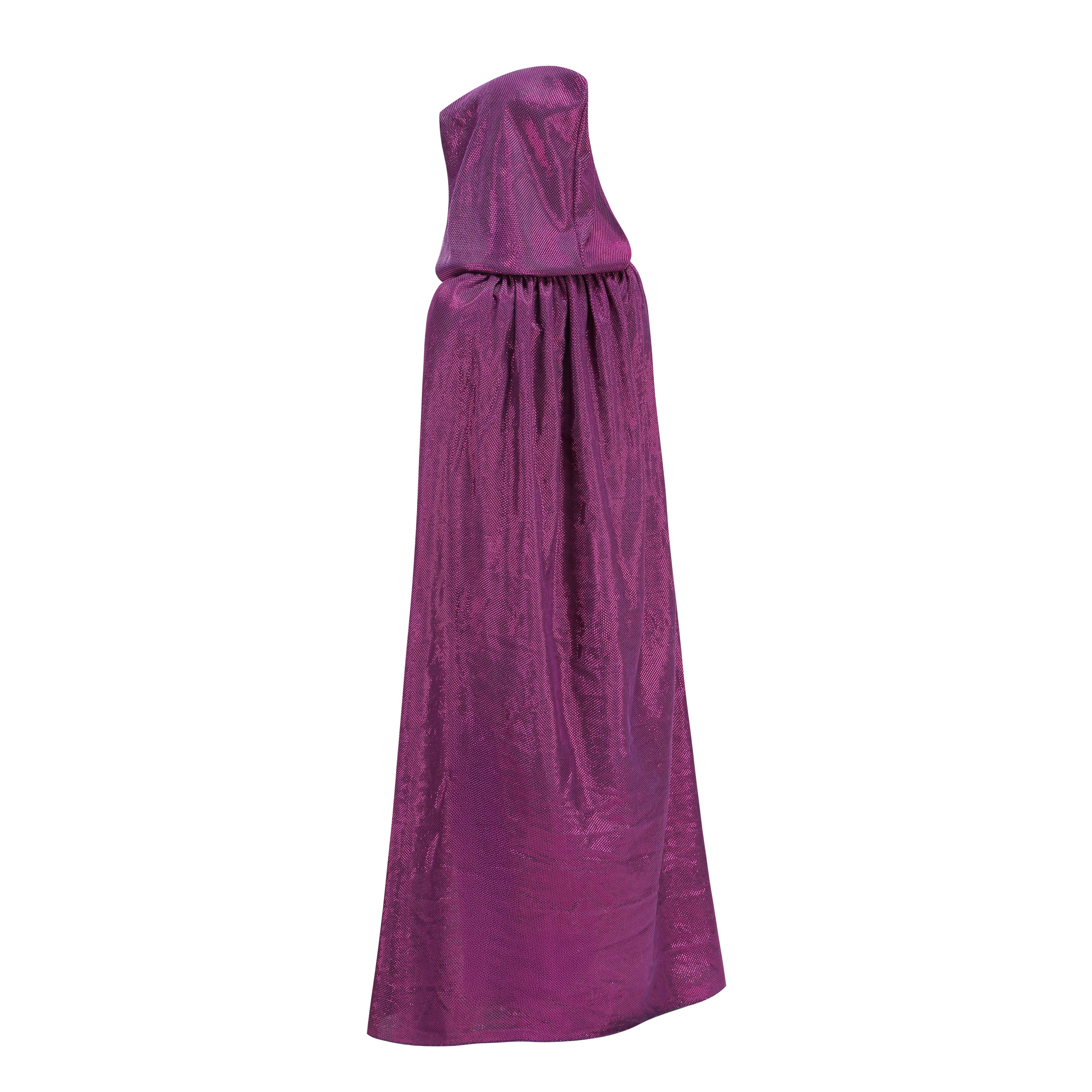 Custom Lurex Holographic Hooded Cape for Adults, Shiny Metallic Thread Cloak Multi‑Color 120‑160CM Halloween Rave Cosplay Festival Costume