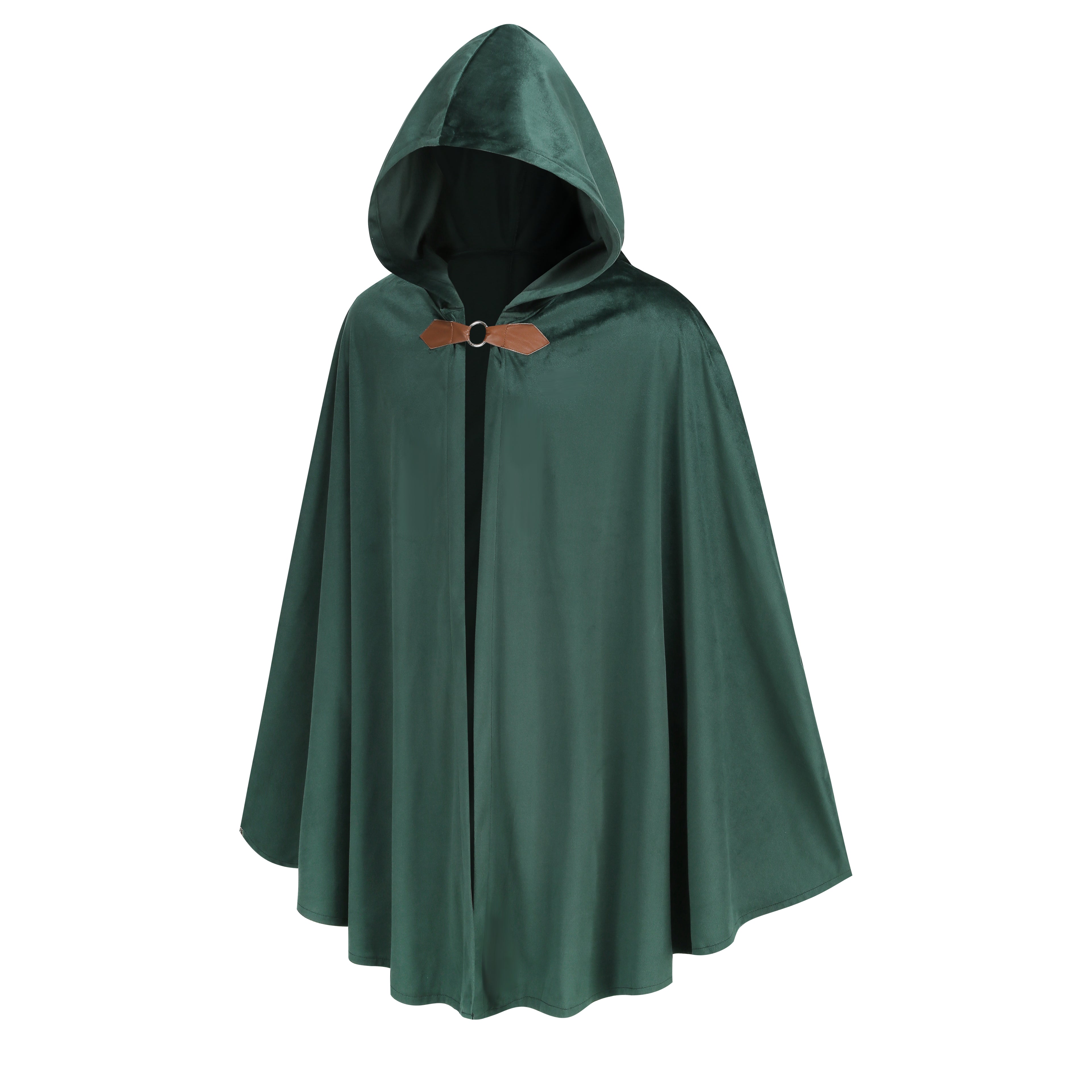 Renaissance Medieval Hooded Cloak Victorian Steampunk Costume Cosplay