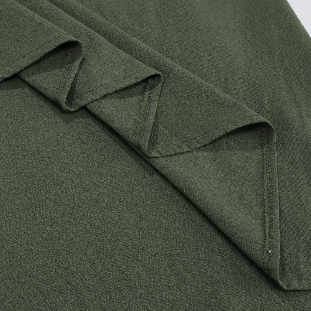 Adult Medieval Hooded Cloak Green Renaissance Cape with Leaf Brooch Knight Hunter Elf Halloween Costume