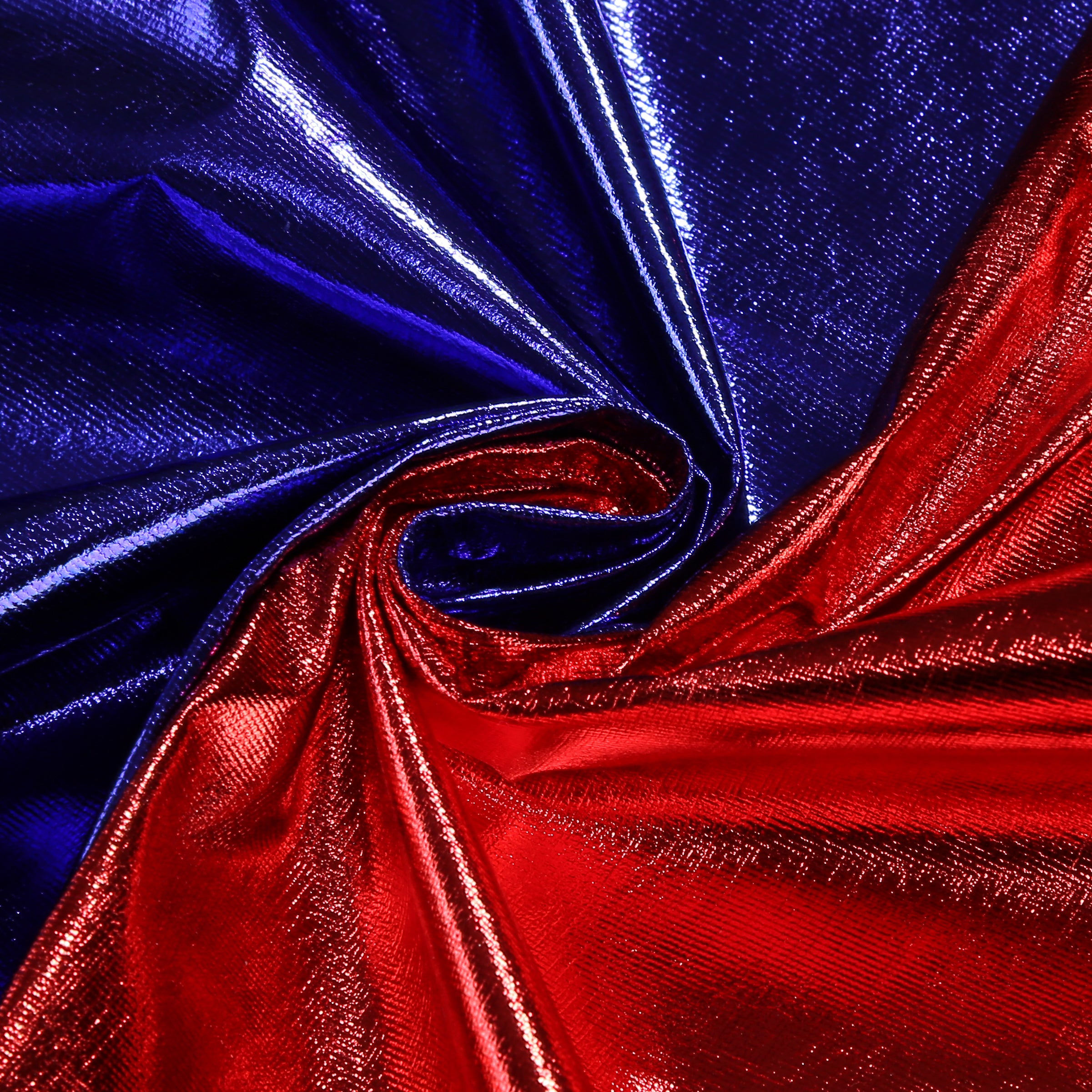 Custom Metallic Stand‑Up Collar Cape With Tie‑Strap 115CM 125CM 145CM 155CM Red‑Blue Black‑Silver Champagne Cosplay Cloak For Halloween Party