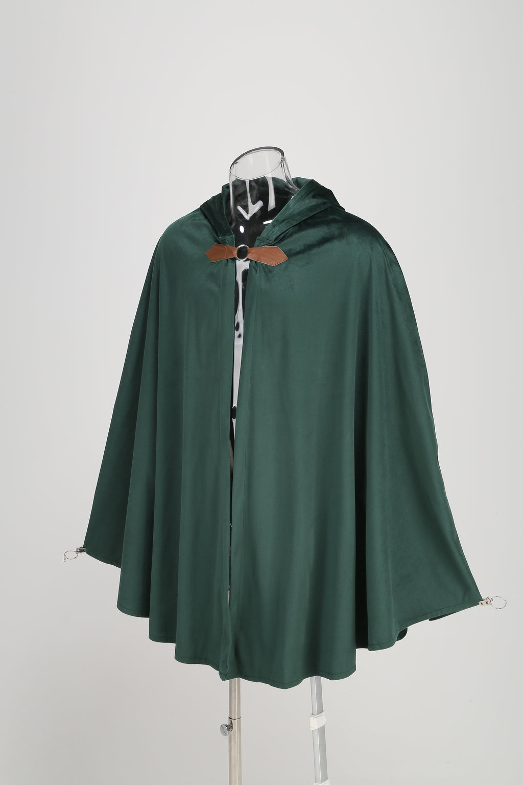 Renaissance Medieval Hooded Cloak Victorian Steampunk Costume Cosplay