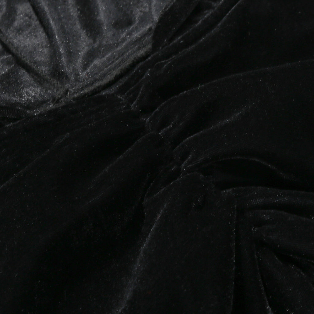 Adult Black Velvet Hooded Wizard Cloak Set‑In & Stand‑Up Collar Style, 130cm‑150cm Shoulder‑to‑Hem Medieval Robe for Warlock Halloween Cosplay