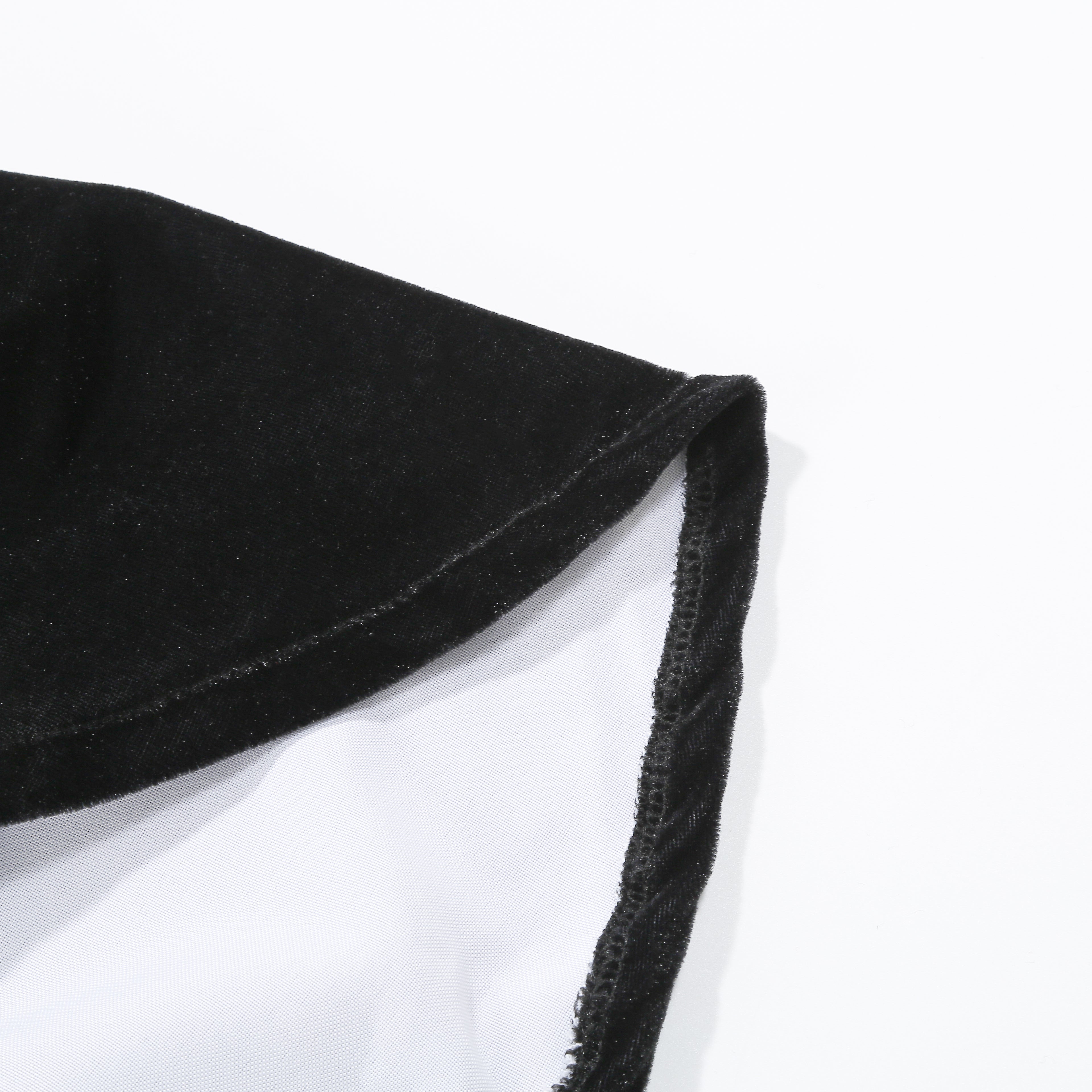 Adult Black Velvet Hooded Wizard Cloak Set‑In & Stand‑Up Collar Style, 130cm‑150cm Shoulder‑to‑Hem Medieval Robe for Warlock Halloween Cosplay