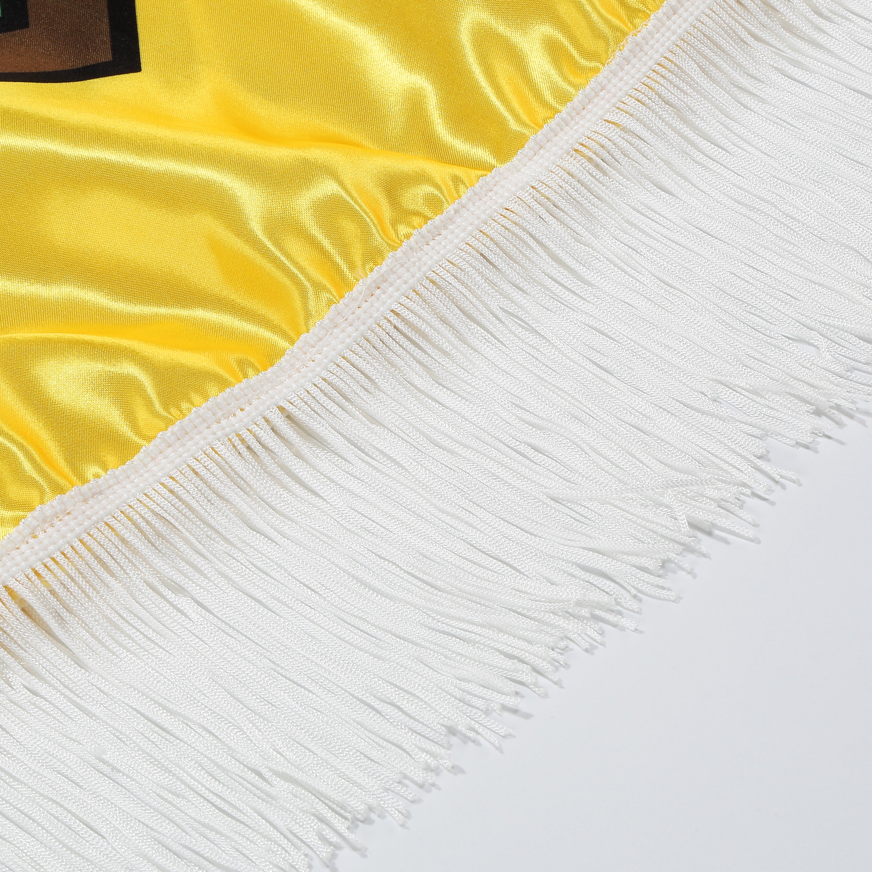 Custom Adult Mexican Poncho 7‑Piece Costume Set, Yellow Fringe Satin Poncho 80CM, Fiesta Cinco De Mayo Halloween Theme Party Cosplay Outfit