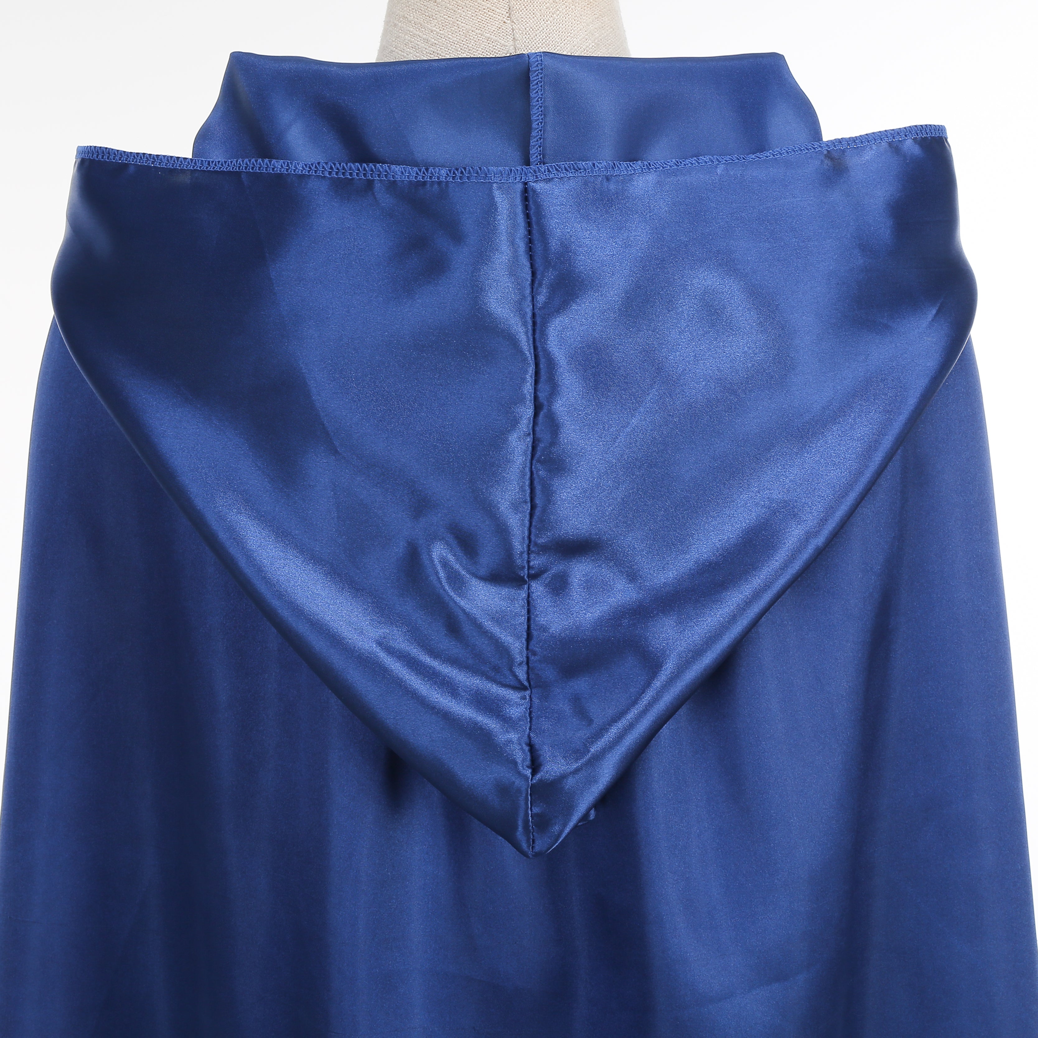 Unisex Adult Hooded Cape Full Length Halloween Christmas Costume Party Cloak Size 43" to 67"