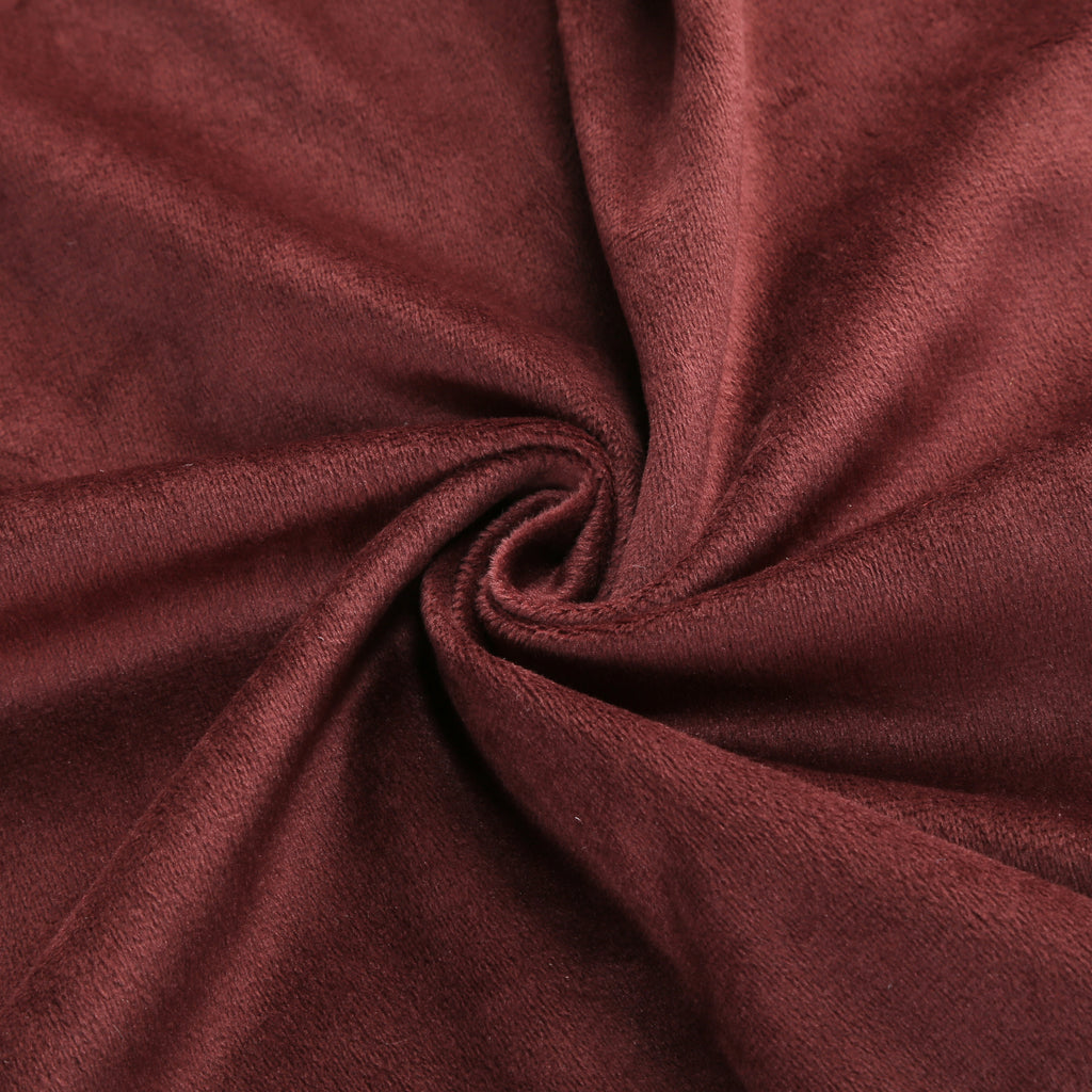Adult Double‑Sided Velvet Wizard Hooded Robe, Burgundy Reversible Cloak, 150cm‑170cm Shoulder‑to‑Hem for Sorcerer Halloween Cosplay