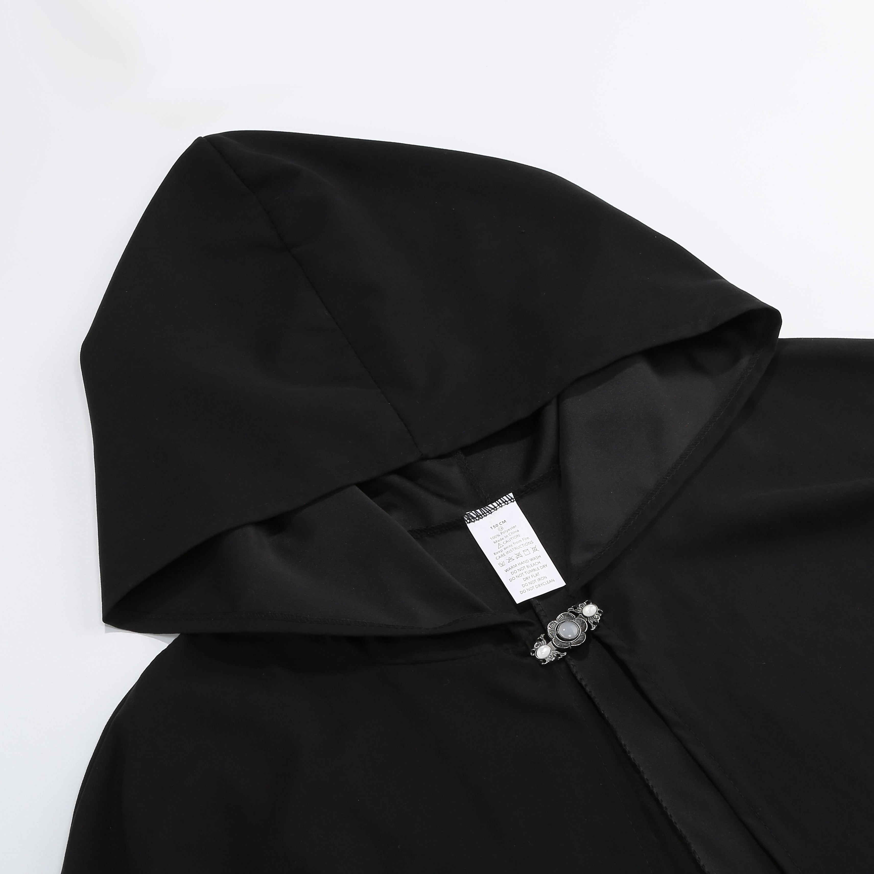 Adult Renaissance Cloak with Hood Medieval Cape with Arm Holes Halloween Costume Outwear for Women