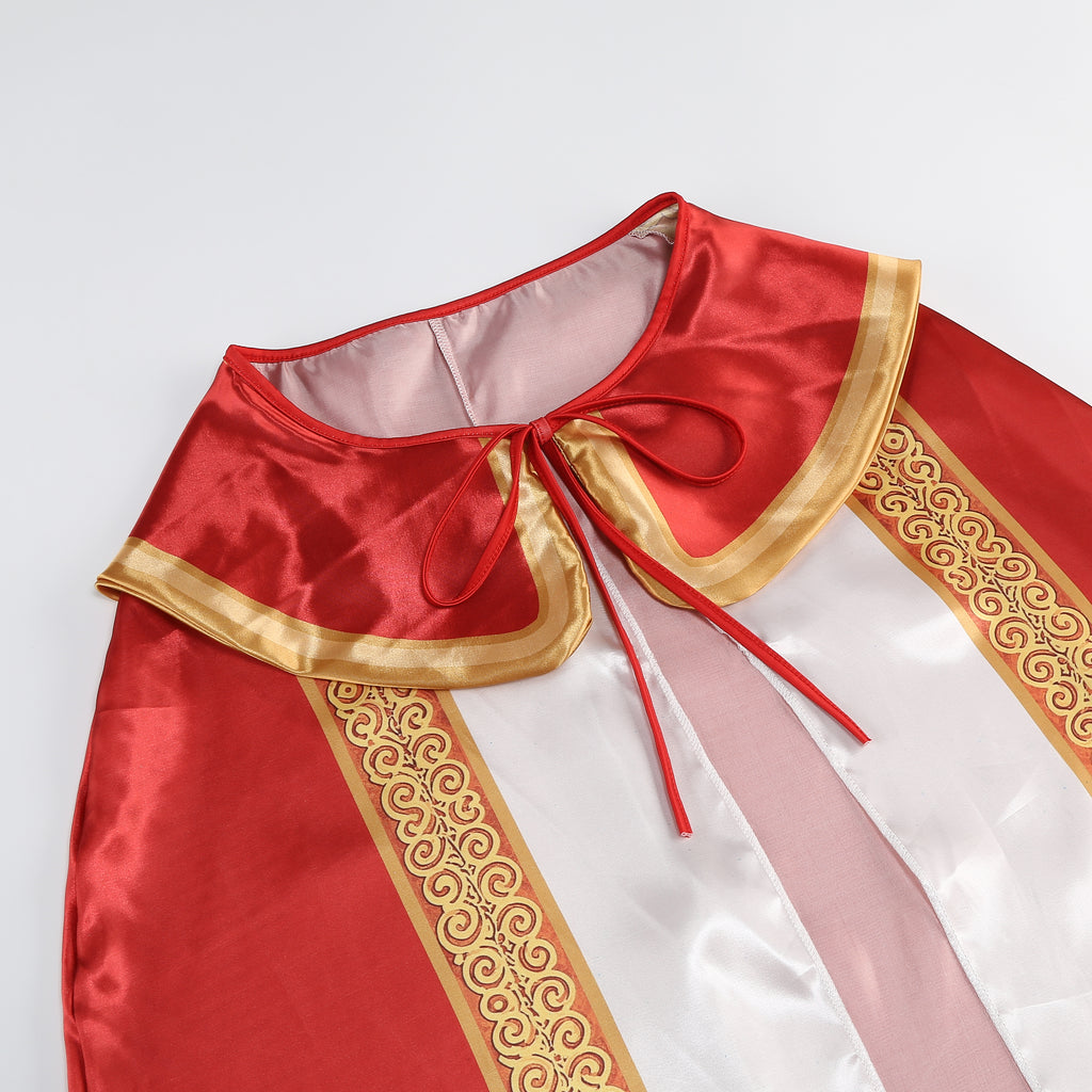 Adult King Cape 3‑Piece Set Custom Satin Cloak With Crown & Scepter 130CM 150CM 170CM Red Purple Medieval Royal Cosplay Costume