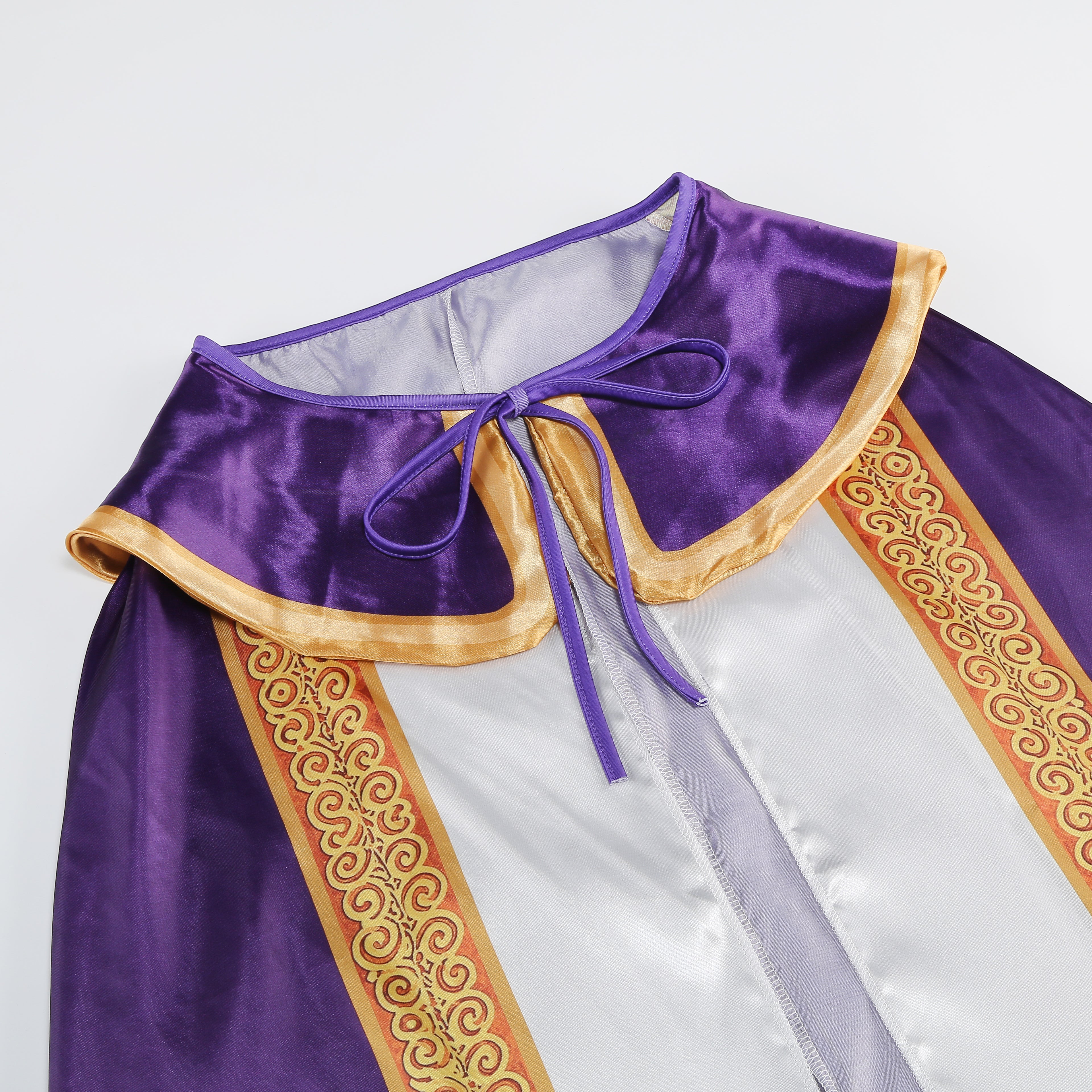 Adult King Cape 3‑Piece Set Custom Satin Cloak With Crown & Scepter 130CM 150CM 170CM Red Purple Medieval Royal Cosplay Costume