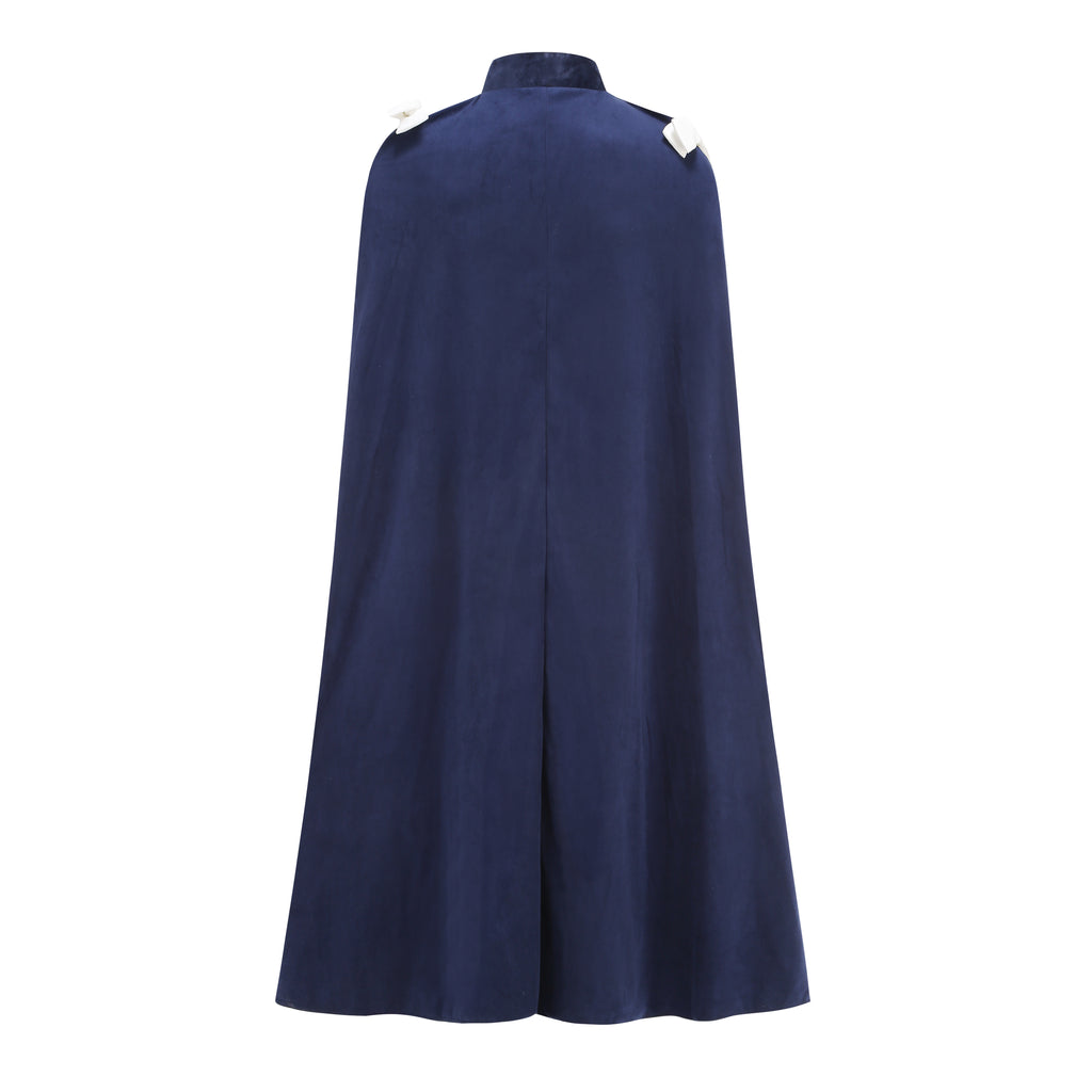 Men Royal Prince Velvet Cape Noble King Cloak 130CM 140CM 150CM Halloween Medieval Cosplay Costume