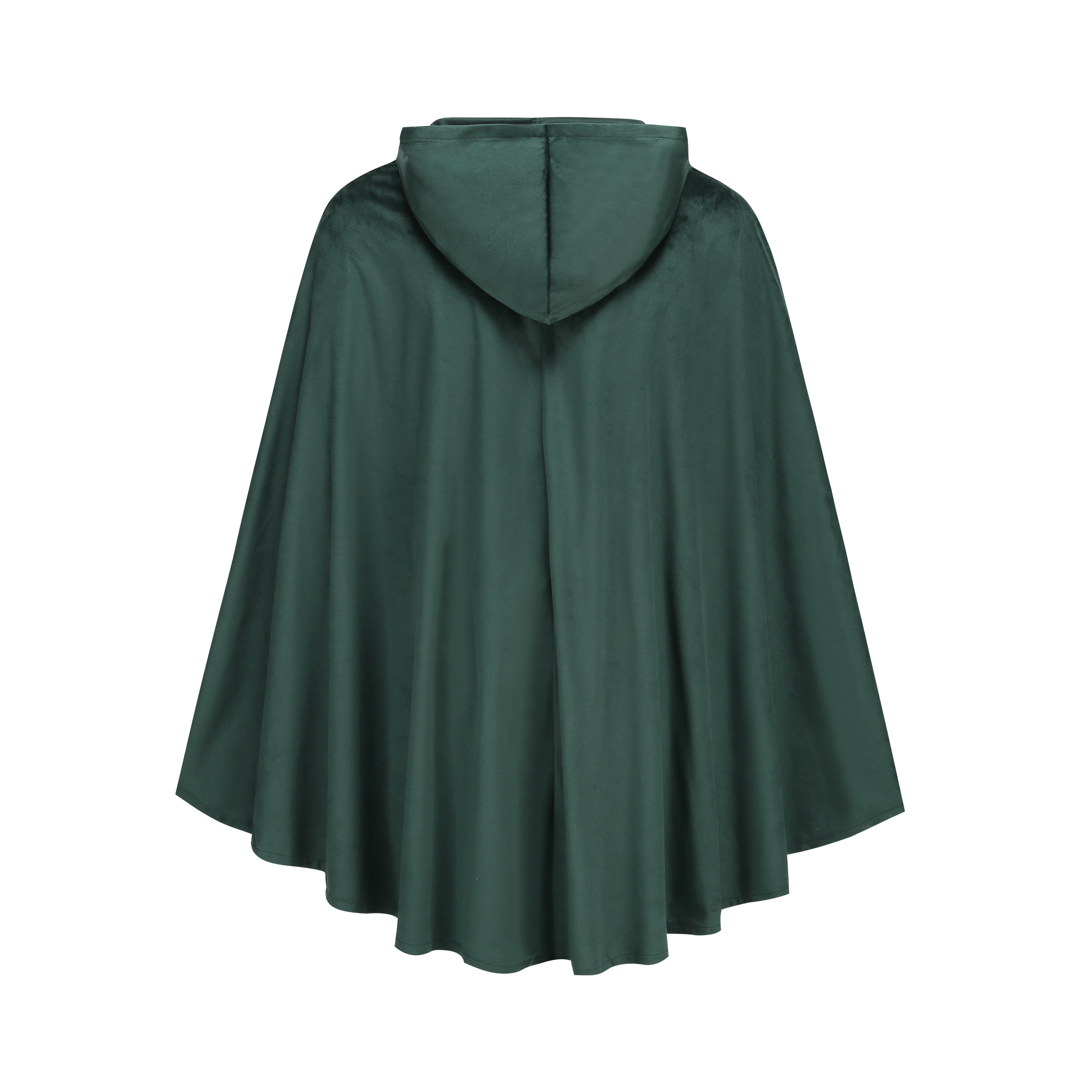 Renaissance Medieval Hooded Cloak Victorian Steampunk Costume Cosplay