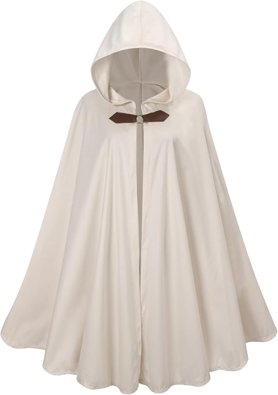 Renaissance Medieval Hooded Cloak Victorian Steampunk Costume Cosplay