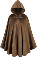 Renaissance Medieval Hooded Cloak Victorian Steampunk Costume Cosplay
