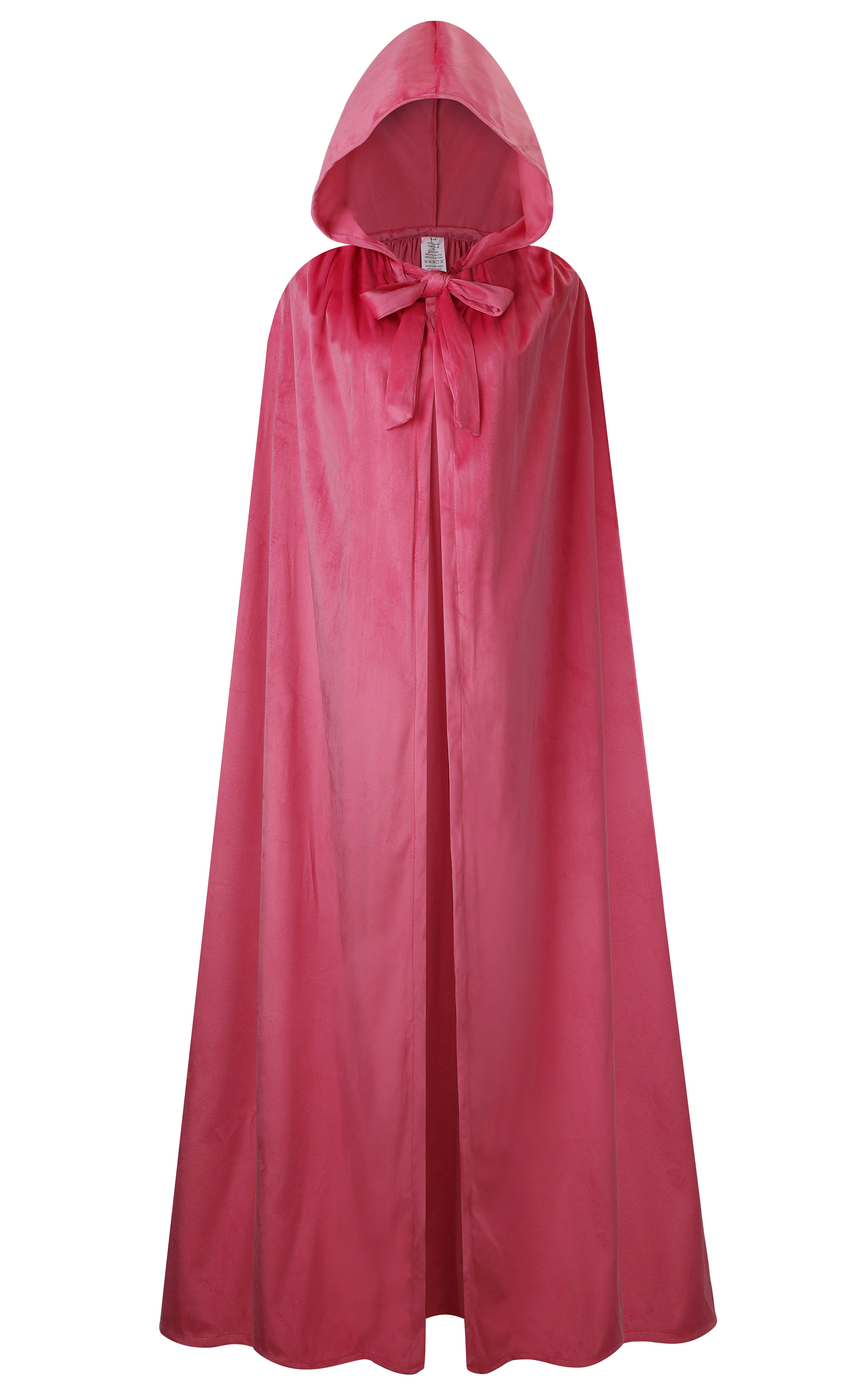 Adults Hooded Velvet Cape Cloak Halloween Christmas Costume | Medieval LARP Outfits, Witch Wizard Fairytale Character Role-Play Cosplay, Masquerade Party Fancy Dress, World Book Days