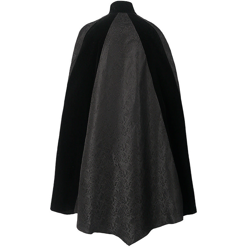 Renaissance Cape Victorian Medieval Hobbit Cloak Gothic Steampunk Halloween Costume